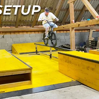 BERNHARD EBNER BUILT HIS OWN DIY BMX SETUP - FOURPEGS