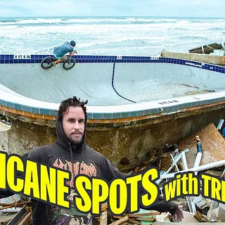 RIDING HURRICANE SPOTS WITH TREY JONES