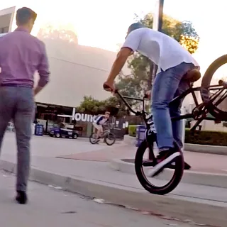 BMX: CHAD KERLEY & THE LONGEST STREET LINE EVER DONE??