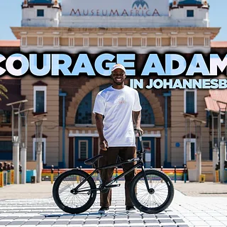 Hitting BMX Street Spots in South Africa | Courage Adams in Johannesburg