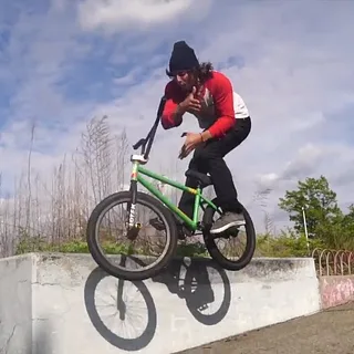 craig and charlie doing biking **WHAMMO**