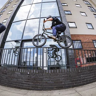 BMX STREET: Ben Gordon in Manchester