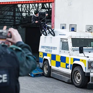 BUSTED IN BELFAST? Ed Zunda & Fernando Laczko BMX
